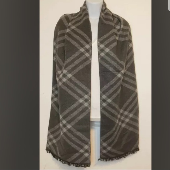 Cozy Wool Warm Tartan Checked Plaid Wrap Scarf - Picture 2 of 11